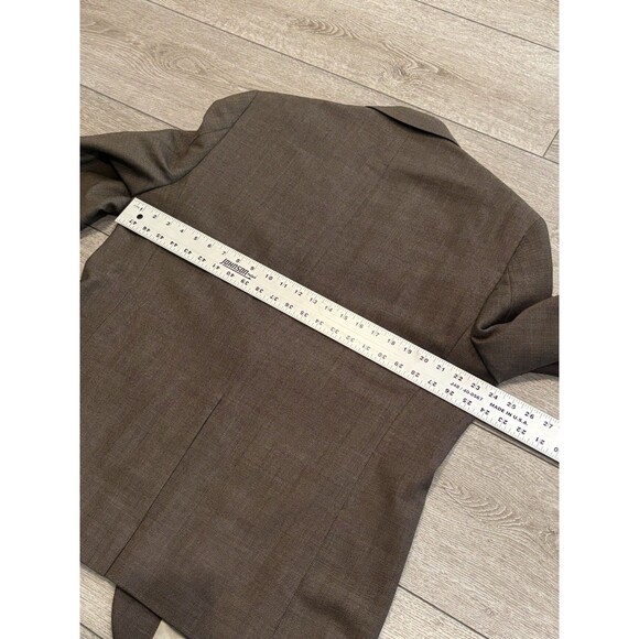 Lauren Ralph Lauren Blazer Suit Jacket 100%  Wool 44R Brown Beige - Picture 8 of 8